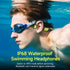 Swimming IP68 5.4,Open 32GB MP3 Swimming IFECCO Headphones Underwater - Waterproof Bone Conduction Headphones Bluetooth