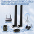 5G 4G 3G 2-Pack Eightwood LTE GSM Antenna Wide Band Omnidirectional SMA Male Antenna for CPE Router Mobile Hotspot