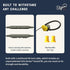 Elgin Rumble Wired Earplug Headphones, In-Ear Earbuds with Mic, 3.5mm Jack, IP67 Waterproof, Noise Isolating