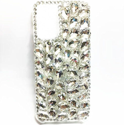 Aikukiki for OnePlus Nord N200 Case, 3D Handmade Sparkle Crystal Diamond Bling Glitter Phone Case