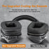 SOULWIT Replacement Ear Pads Cushions for Logitech G35 G930 G933 G935 G633 G430 G431 G433 Gaming Headset, G933 CG Black