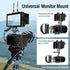 Sirui 360and 180Adjustable 5" 7" Camera Monitor Mount with Cold Shoe, Swivel Tilt DSLR Field Monitor Mount, Compatible
