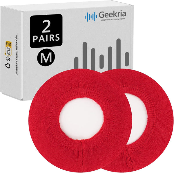 Geekria 2 Pairs Knit Headphones Ear Covers, Washable & Stretchable Protectors for Over-Ear Headsets
