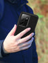 MXX Case Compatible with Galaxy S21 Ultra, 3-Layer Heavy Duty Body Bumper Cover, Shock Protection, Dust Proof (Black)