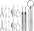 Yuanfenron 2 1 Reset Alloy Steel SIM Card Tray Removal Tool with Cleaning Brush & Keyring, in EDC Portable Keychain
