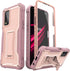 ExoGuard Rubber Shockproof Case for T-Mobile REVVL V Plus 5G, Full-Body Cover with Built-in Screen Protector and