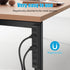 HHSOET 6 6FT Wall Mount Magnetic Power Strip, Under Desk Outlet Mountable Socket, Metal Long Heavy Duty Surge Protector