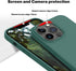 OTOFLY iPhone 13 Pro Case, Full-Body Silicone Shockproof Slim Thin Compatible with MagSafe, Midnight Green