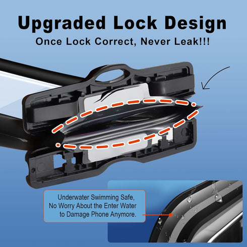 2 Pack IPX8 Waterproof Phone Pouch with Lanyard, Floatable Case for iPhone 15 14 13 12 Pro/Pro Max, Galaxy S24/S23