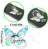 4Pcs Butterfly Phone Ring Stand, Colored Cute Butterfly Grip, Metal Cell Phone Finger Holder Compatible with Phones