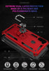 Galaxy A11 Case, Military Grade Heavy Duty Armor Protection Cover with HD Screen Protector and Magnetic Ring Kickstand