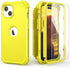IDweel for iPhone 15 Case with Screen Protector,Luxury 3 in 1 Shockproof Slim