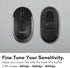 Macally Wireless Bluetooth Mouse for Mac, MacBook Pro/Air, iPad, and PC - Comfortable Quiet Click Mouse - Space Gray