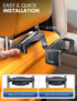 eSamcore Back Seat iPad Car Holder, 1.57" Extra Deep Clamp for 4.7"-11" Tablets, Road Trip Essentials for Kids