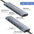 HUBFINDER USB C Hub, 9 in 1 Multiport Adapter with 100W Power Delivery, 4K HDMI Output, 3 USB 3.0 Ports, USB-C 5 Gbps