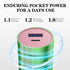 BONAI Portable 5000mAh Power Bank, Ultra-Compact External Battery for iPhone 14 13 12 11 & Samsung