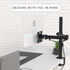 HumanCentric VESA Mount Adapter Compatible with HP M Series Monitors M22f M24f M24fd M24fw M24fwa M27f M27fd M27fq