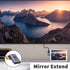 Poyiccot Mini HDMI to HDMI Adapter 8K, 90 Degree Mini-HDMI 2.1 Converter with 48Gbps Compatibility