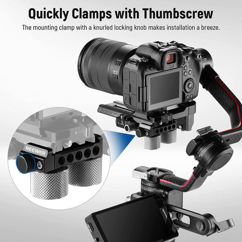 NEEWER Gimbal Counterweights and Clamp Kit, Compatible with DJI Ronin RS4 Pro RS4 RS3 Pro RS3 RS2 RSC2