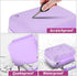 AbergBest Digital Camera Carrying Case: Purple Protective Case for 21 Mega Pixels LCD Rechargeable HD/Kodak/Canon/Sony