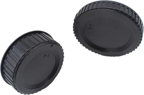 Front Body Cap and Rear Lens Cap Cover for Nikon D7500 D7200 D7100 D7000 D5600 D5300 D5200 D5100 D3500 D3400 D3300
