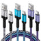 USB C Charger Cable Fast Charger Phone Android Power Cord 5FT/3Pack for Samsung Galaxy S24 S23 Ultra, Pixel 8