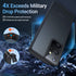 TORRAS Shockproof Case for Samsung Galaxy S21 Ultra, Military Grade Drop Tested, Translucent Matte Hard Back, Matte