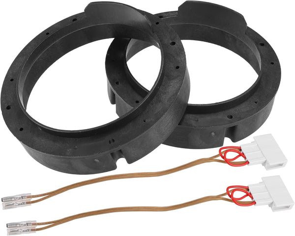 uxcell 6.5" Car Speaker Adapter Spacer Ring with Wire Combination for Volkswagen Passat 1998-2016