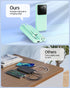 RONEGN 10000mah Pack 5 3 Portable Charger with Built in Cable - Power Bank Fast Charging USB C LED Display Battery