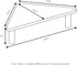 19.6" Furinno TURN-N-TUBE Monitor Stand Riser, Wide Triangle Corner Monitor Riser, Laptop Stand for Desk, Office Desk