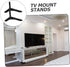 SOLUSTRE Portable TV Stand - Easy Installation with Hidden Viewing Frame
