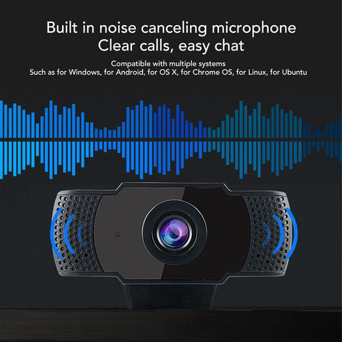 Goshyda 4K USB Webcam with Beauty Enhancement for Streaming and Meetings