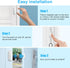 SanJie Door Alarm for Kids Safety with Remote, Door Open Alert Sensor for Home/Dementia Patients/Pool, 0-120 Db Volume