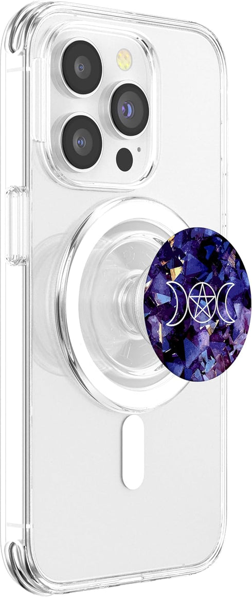 PopSockets PopGrip for MagSafe Wicca Moon Symbol Vintage Pagan Witchcraft Witch Wiccan