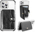 ?? Phone Wallet Stick On - Credit Card Holder for Cell Phone, Stick on for Back of Phone or Phone Case (Black)