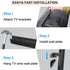 KAMIWI 22-55 Inch 100 lbs, No Drill Drywall TV Mount, No Stud TV Wall Mount for Most Brand TVs up to Easy Install No