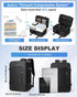 VGCUB Backpack Vacpack Daypack Vacuum Travel with Suit Bag and Air Pump Compression Carry on Flight Approved Laptop