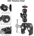 SmallRig Multi-Functional Ballhead Clamp Double Ball Adapter with Bottom Clamp - 2164
