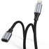 AGVEE 6.6ft Lightning Extension Cable, Braided Female to Male Extender Full Function Cord Compatible with iPhone iPad,