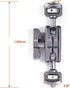 IMT 4.5" Camera Suction Cup Mount for Car, Quick Release Vacuum Suction Mount with 360° Ball Head