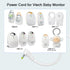 BENSN for Vtech Baby Monitor Power Cord, 6V Replacement Charger for Vtech Audio Baby Monitor DM221 DM111 DM112 DM1411(Parent Unit only) DM1111(White) by BENSN
