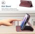 Kowauri Flip Case for Galaxy S21, Leather Wallet Case with Card Slot & Magnetic Closure for Samsung Galaxy S21 5G (Wine