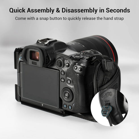 SMALLRIG Camera Cage Wrist Strap, Quick Adjustable Hand Strap for Camera Handle and L Bracket - 3848