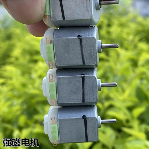 RNUDBLSK 10pcs FC-130SA 20mm*15mm 3V 3.7V 5V 6V 18000RPM 130 Electric Motor DC High Speed Precious Metal Motor RC Toy