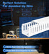 ZhiYo 2x2in Professional Server Rack Cable Management Raceway, Cable Raceway Kit, Electrically Safe PVC Open Slot Wire
