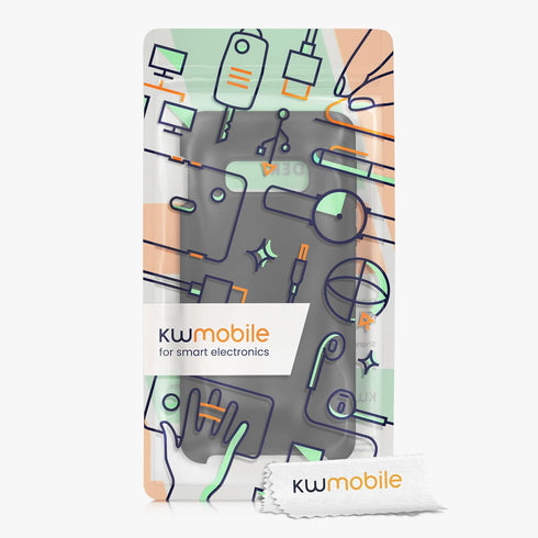kwmobile TPU Silicone Case for Samsung Galaxy S10e - Soft Finish, Black
