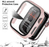 Haojavo 14 Pack Case with Tempered Glass Screen Protector for Apple Watch Series 9 8 7, PC Hard Ultra-Thin Slim Fit