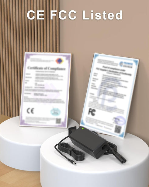 24V Power Supply Compatible with Nelko PL70E Bluetooth Thermal Shipping Label Printer, Power Adapter for Nelko Wireless