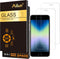 Ailun 2Pack Tempered Glass Screen Protector for iPhone SE 2020/2022, 0.33mm, 4.7 Inch, Case Friendly, 2nd/3rd Gen.