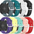 ECSEM Bands Compatible with Letscom ID205L, ID205U, ID205S, ID205G, Umidigi Uwatch 3, 9 Pack Soft Silicone Bands